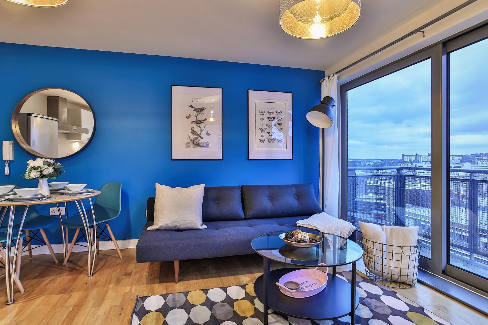 Skyview Apartment By Noknokstay - City Centre With Parking - Group, Family, Business Sheffield Ngoại thất bức ảnh