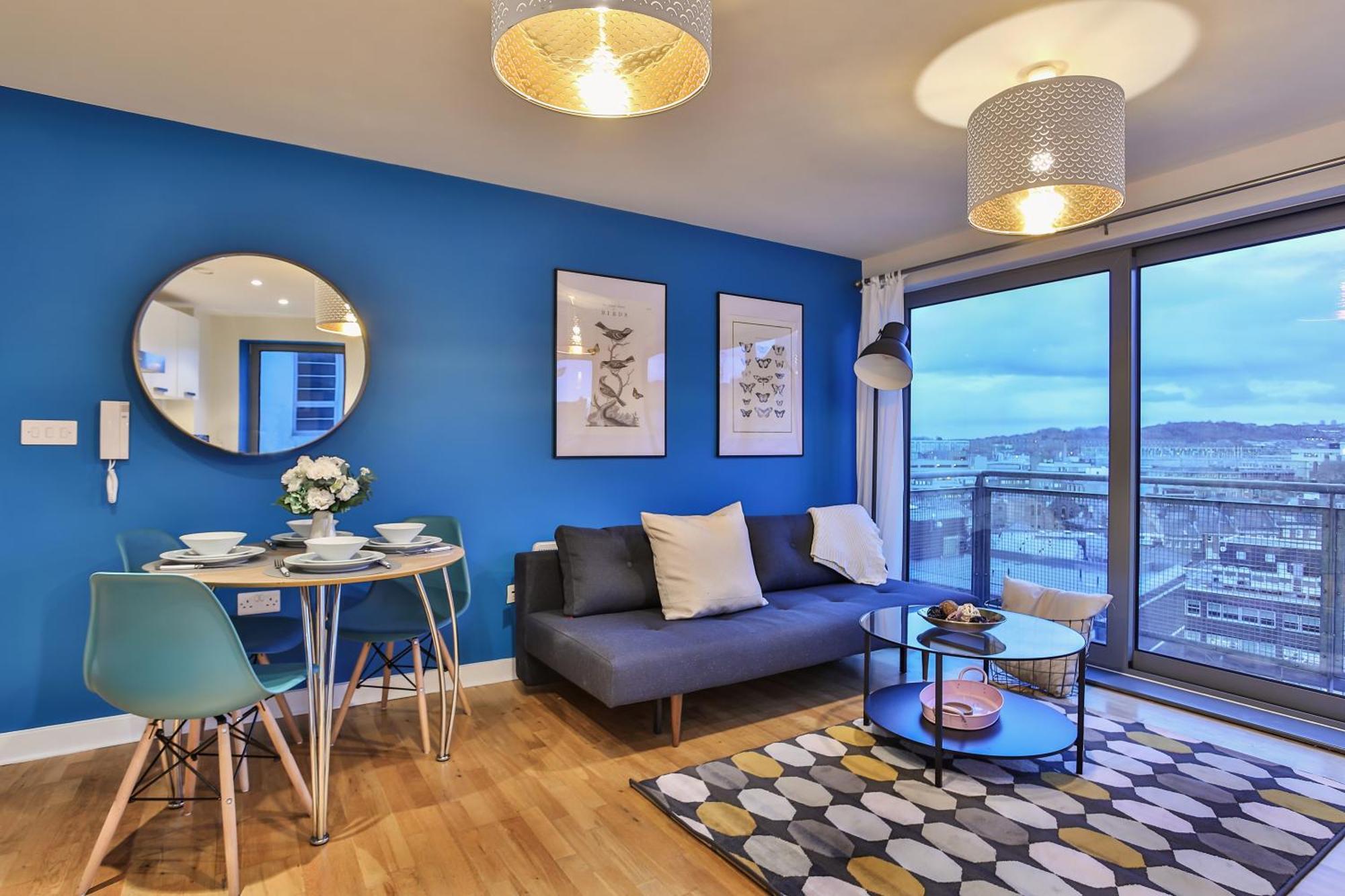 Skyview Apartment By Noknokstay - City Centre With Parking - Group, Family, Business Sheffield Ngoại thất bức ảnh